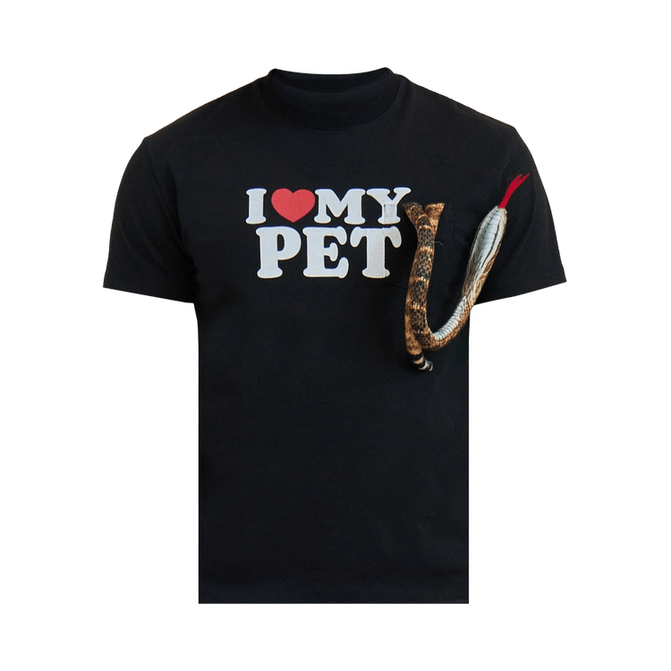 Doublet I Love My Pet T-Shirt "Black"