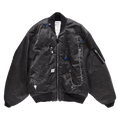 Doublet Key Chain Decorated Bomber Jacket "Black"