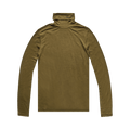Jil Sander Lightweight Technical Wool Jersey Turtleneck "Green"