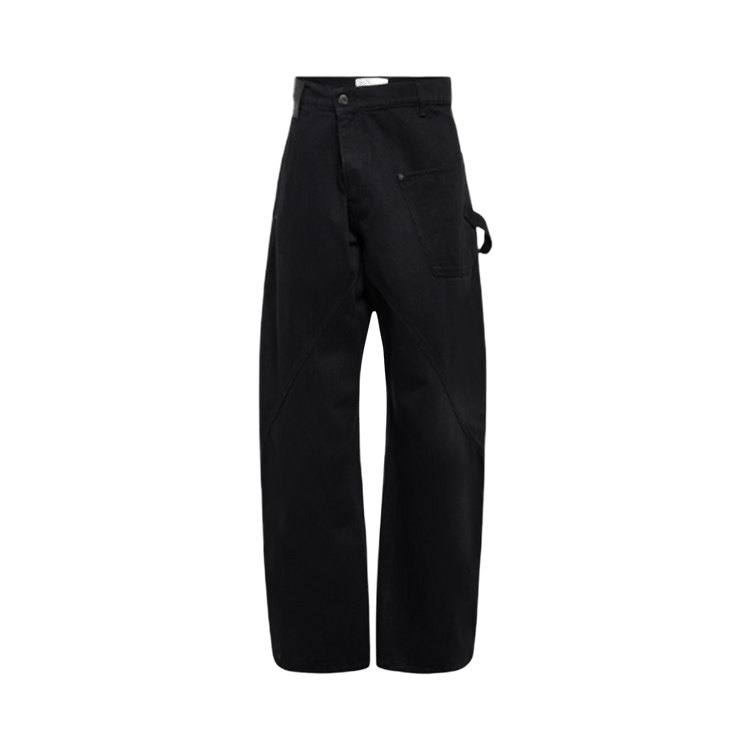 JW Anderson Twisted Workwear Jeans "Black"