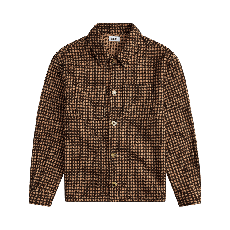 KROST Wool Check Overshirt "Golden"