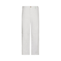 Marni Workwear Gabardine Wide Leg Trousers with Zip Details "Off-White"