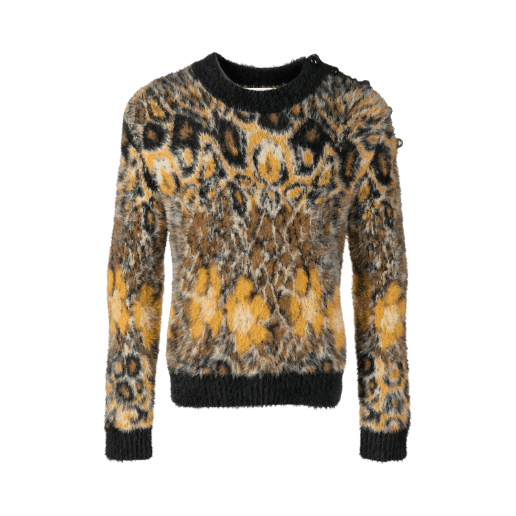 Namacheko Dalia Flower Print Crewneck "Brown"