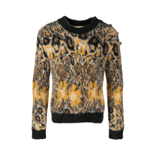Namacheko Dalia Flower Print Crewneck "Brown"