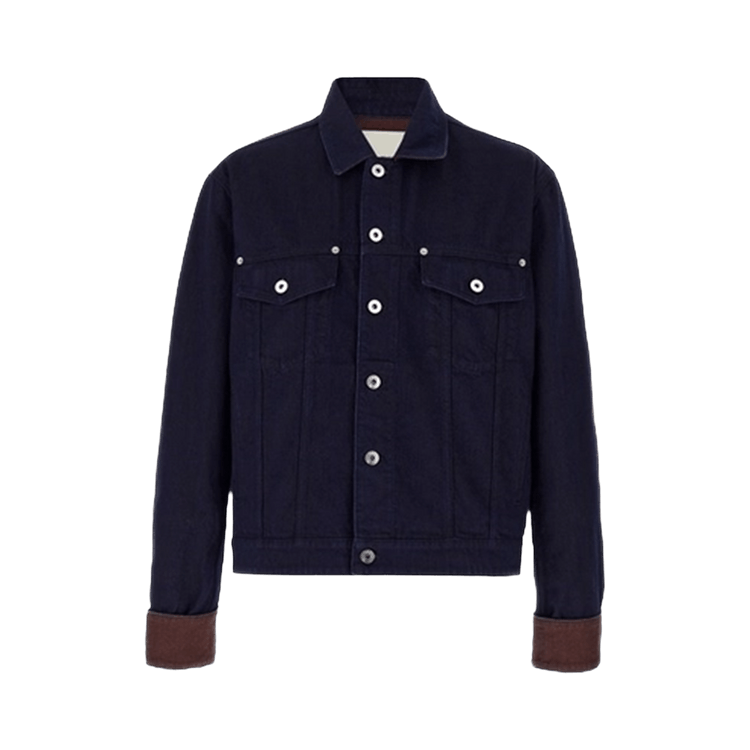 JW Anderson Turn Up Cuff Denim Jacket "Blue"