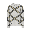 Marni Macro Argyle Roundneck Sweater "Grey"