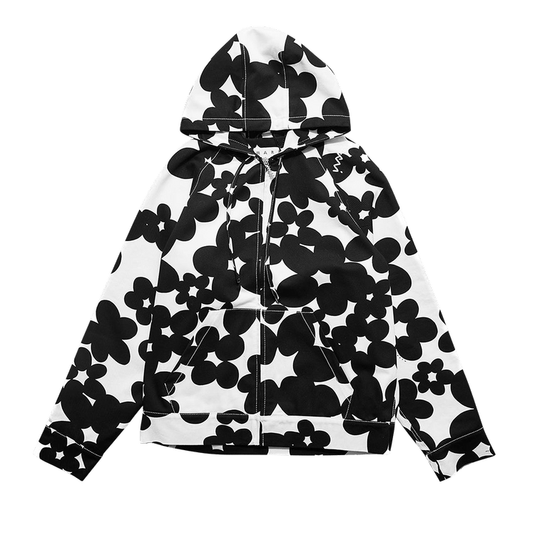 Marni Dillies Printed Hooded Jacket "Black"