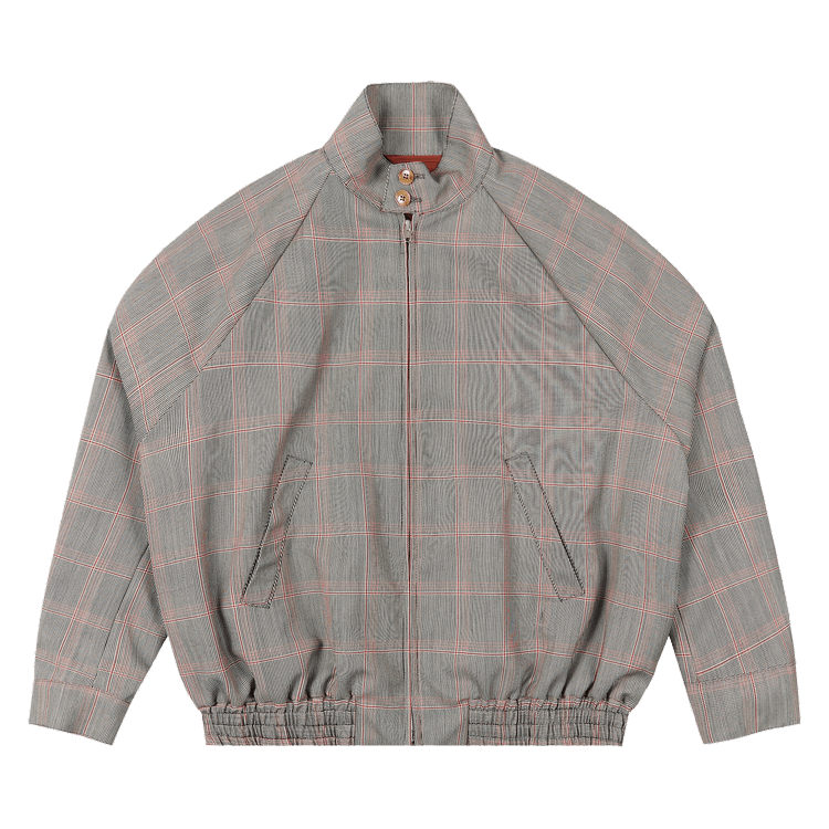 Marni Wool Check Short Blouson "Grey"
