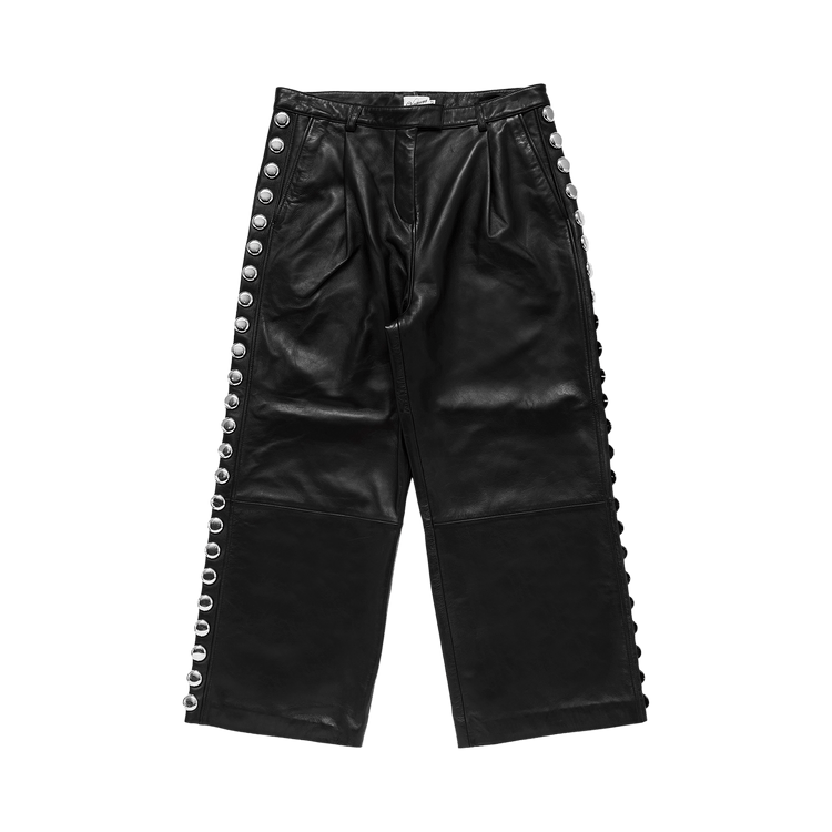 VAQUERA Studded Leather Trousers "Black"
