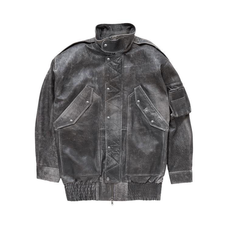 VAQUERA Oversized Flight Jacket "Grey"