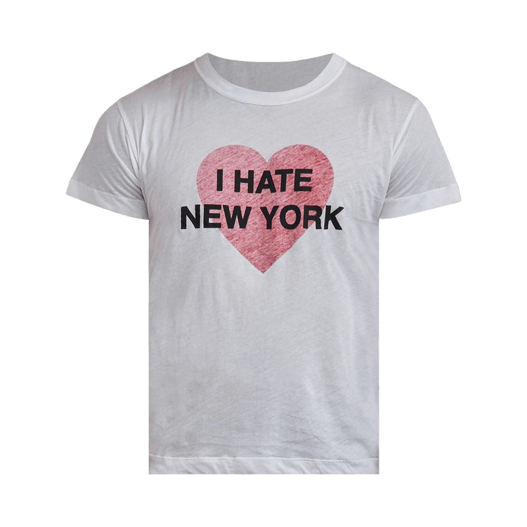 VAQUERA I Hate NY T-Shirt "White"