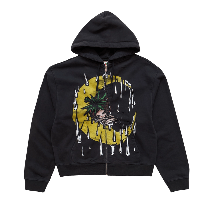 Sky High Farm Workwear Eri Zip Up Hoodie "Black"