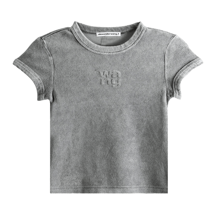 Alexander Wang Baby Ringer Tee "Washed Alloy"