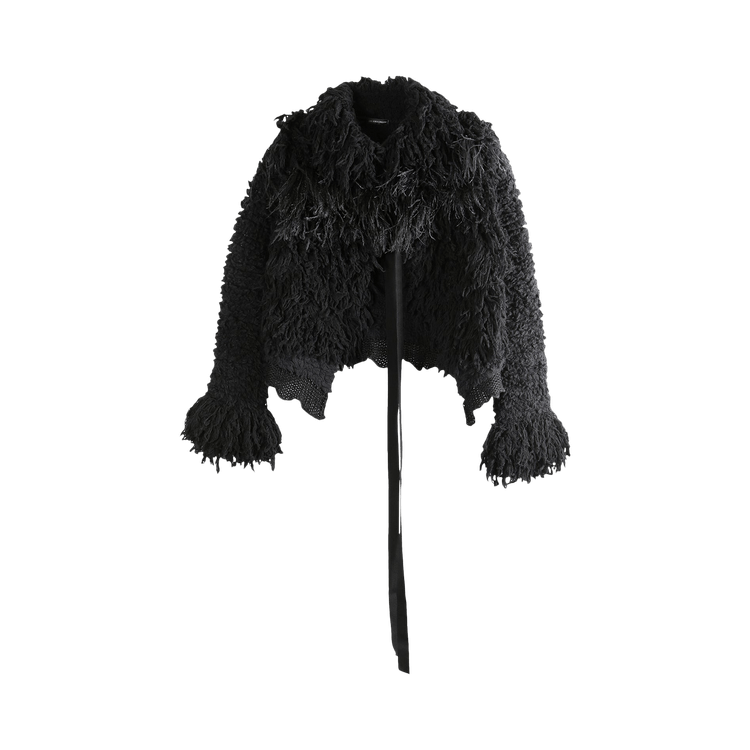 Ann Demeulemeester Ieke Knitted Jacket "Black"