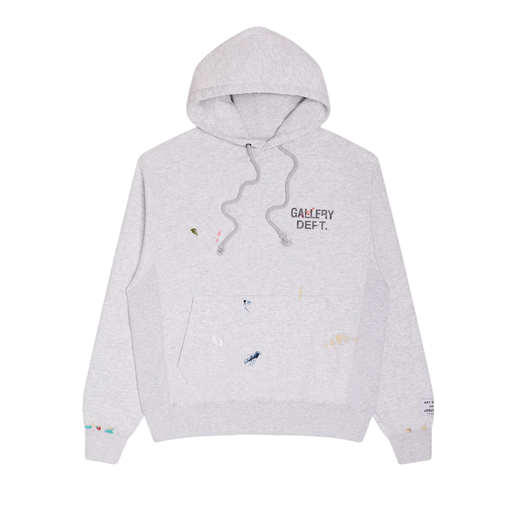 Gallery Dept. GD Paint Logo Hoodie "Light Heather"
