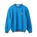Kiko Kostadinov Fitz Knit Jumper "Cerulean/Russet Brown/Black"