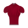 Kiko Kostadinov Simone Knit Top "Cherry Red"