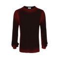 Ferragamo Tie-Dye Ribbed Sweater "Red"