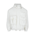 Ferragamo Hooded Utility Jacket "White"