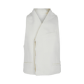 Ferragamo Surplice Vest "White"