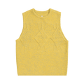 Ader Error Cable Knit Sleeveless Sweater "Yellow"
