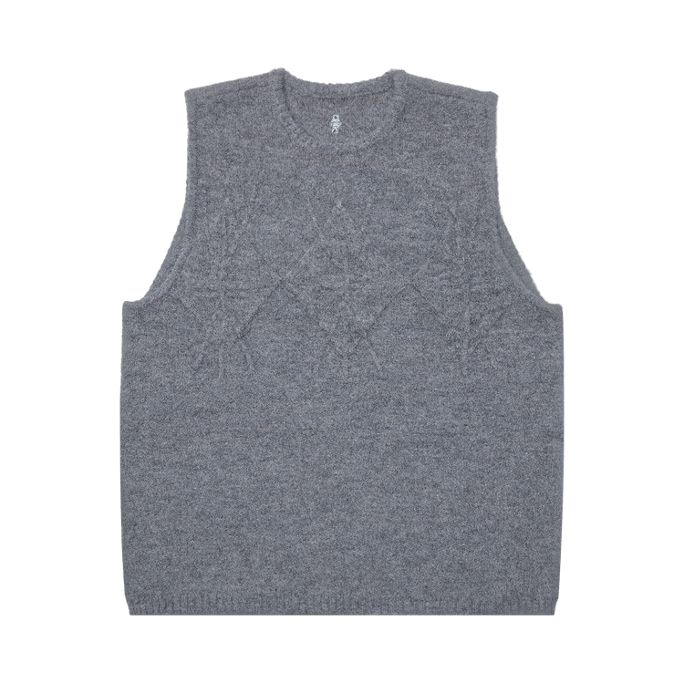 Ader Error Cable Knit Sleeveless Sweater "Grey"