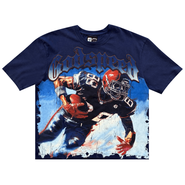 Godspeed Endzone T-Shirt "Navy Wash"