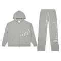 Godspeed OG Logo Sweatsuit V2 "Grey/Silver Satin"