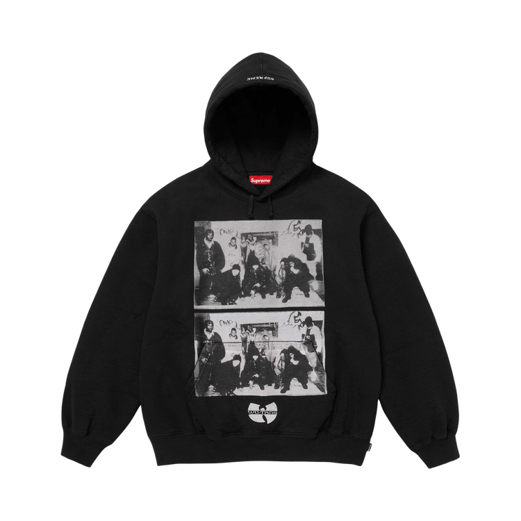 Supreme x Wu-Tang Clan Hooded Sweatshirt "Black"