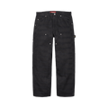 Supreme Jacquard Logos Double Knee Denim Painter Jean "Black"