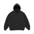 Supreme Reversible Work Zip Up Hooded Sweatshirt "Black"