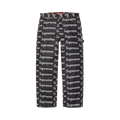 Supreme Jacquard Logos Double Knee Denim Painter Jean "Rigid Indigo"