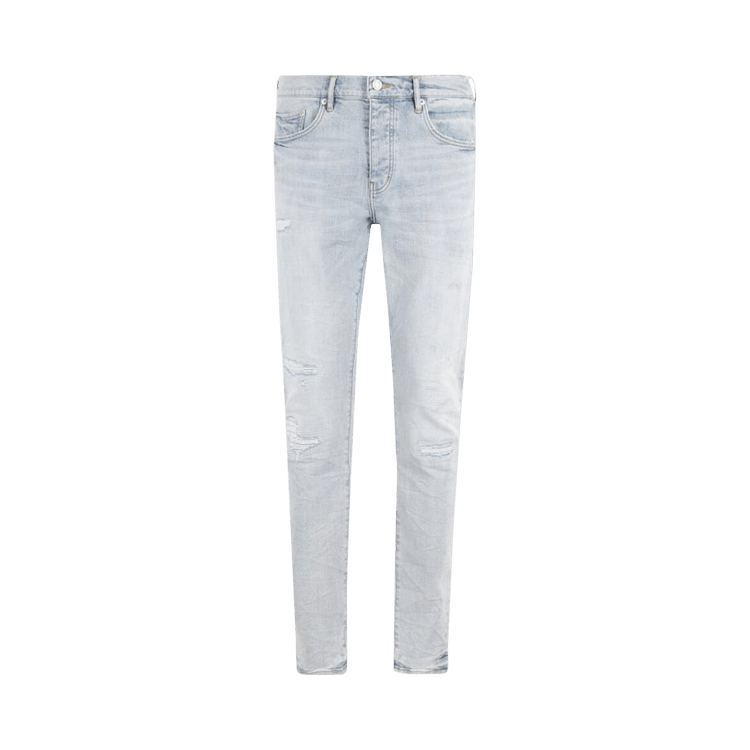 PURPLE BRAND Skinny Kivu Repair "Light Indigo"