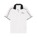 Rhude Fonda Del Sol Bowling Shirt "White/Black/Yellow"
