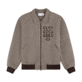 Aimé Leon Dore x New York Mets Wool Varsity Jacket "Brown"