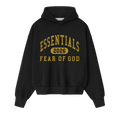 Fear of God Essentials Classic Fleece Hoodie "Vintage Black"