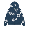 Denim Tears Cotton Wreath Zip Hoodie "Navy"