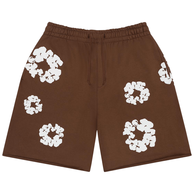Denim Tears Cotton Wreath Sweatshorts "Brown"