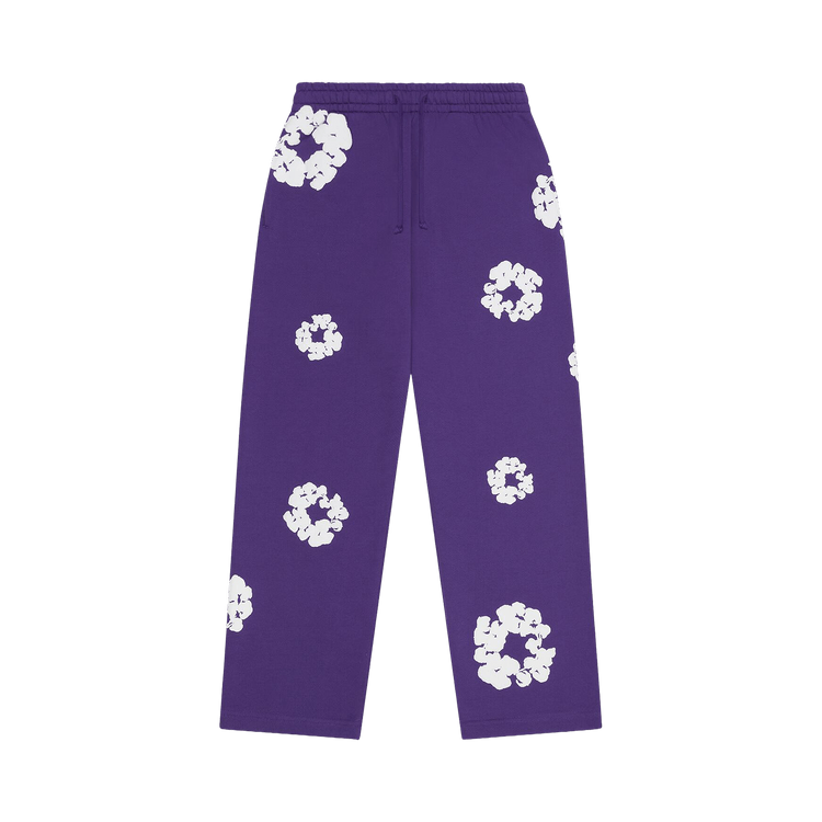 Denim Tears Cotton Wreath Baggy Sweatpants "Purple"