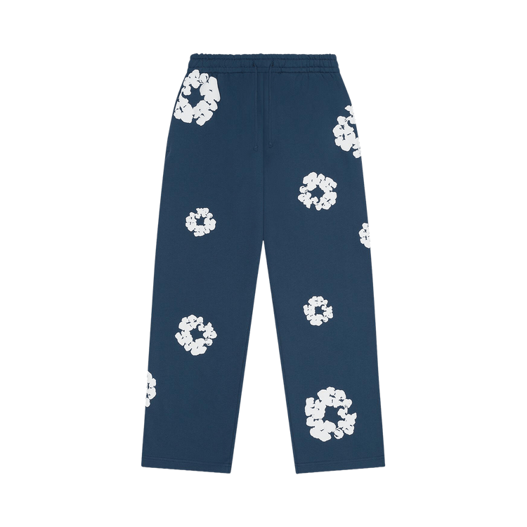 Denim Tears Cotton Wreath Baggy Sweatpants "Navy"
