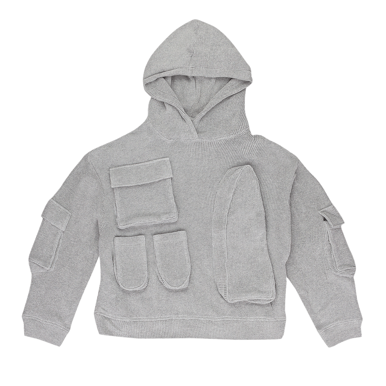 Who Decides War Pocket Sweatshirt "Grey"