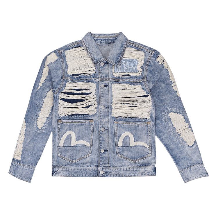 Who Decides War Evisu Daicock Trench Coat "Multicolor"