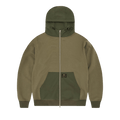 Corteiz Guerillaz Ripstop Zip Hoodie "Olive"