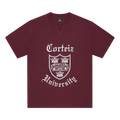 Corteiz Uni Heavyweight Tee "Burgundy"