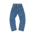 Corteiz Dual Stripe Baggy Jeans "Midwash"