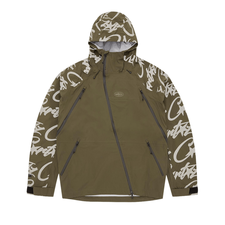 Corteiz Elitework Waterproof Shell Jacket V2 "Khaki"