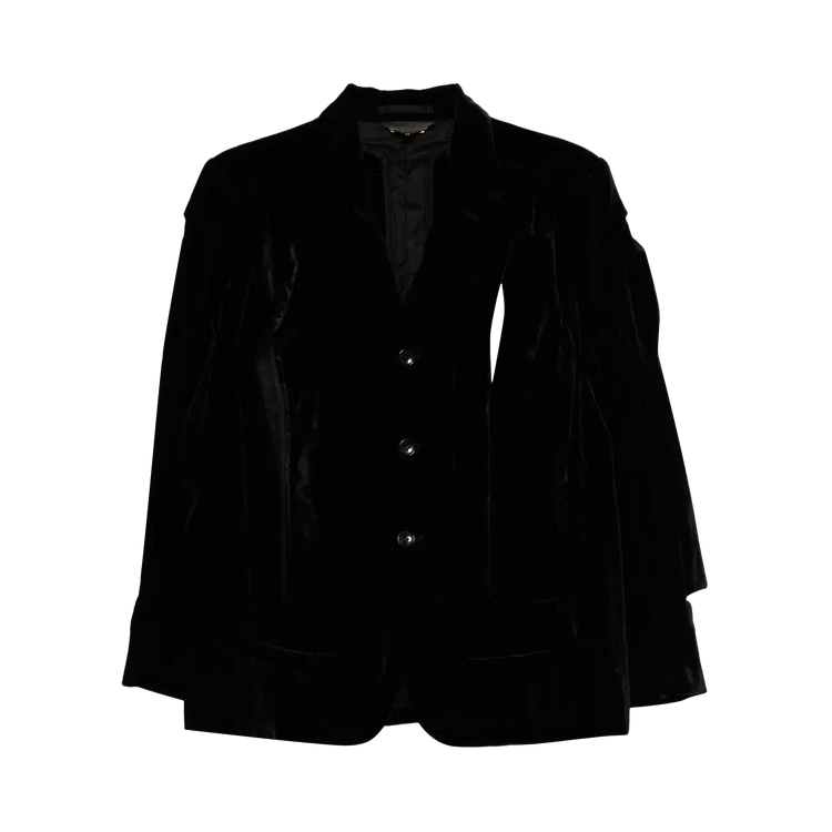 Comme des Garçons Irregular Striped Jacket "Black"