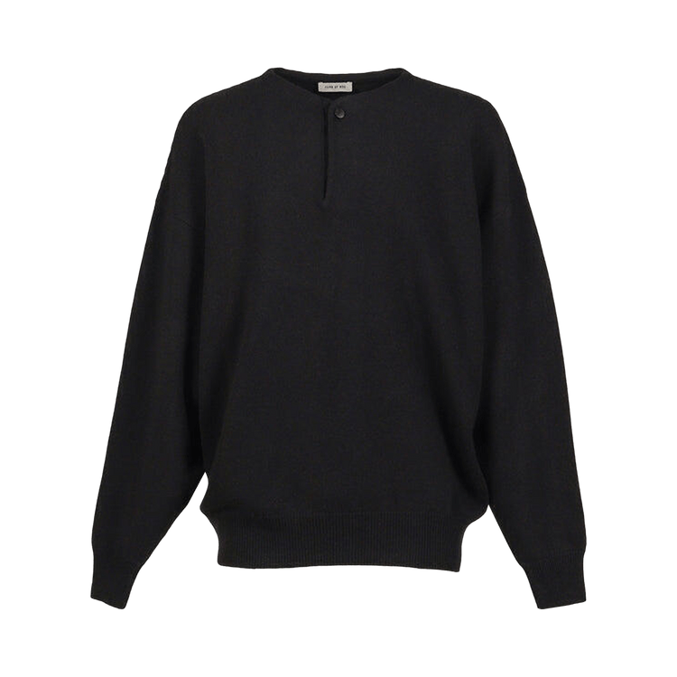 Fear of God Henley Sweater "Black"