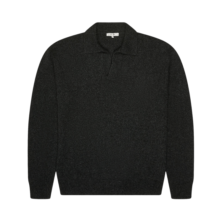 The Row Leach Top "Charcoal Melange"