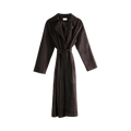 The Row Solana Coat "Dark Brown"
